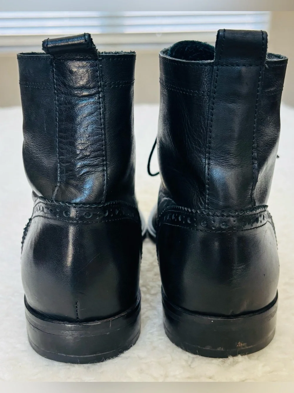 Antony Morato Black Leather Lace up Chukka/Ankle Men’s Boots size EU 43